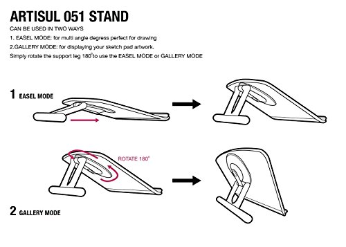 Artisul Freestyle Stand - Drawing Tablet Stand for Artisul D13, D10, iPad Pro and Wacom Cintiq - Thumbnail 2
