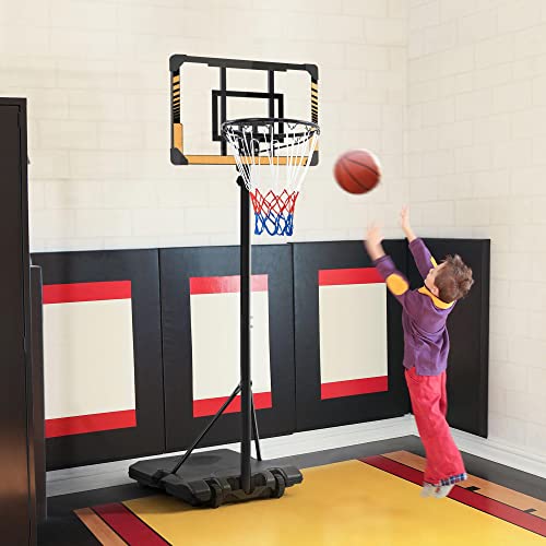 Yaheetech Portable Basketball Hoop System Basketball Goals Set