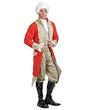 Charades Men's British Red Coat Costume Set