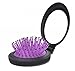LOUISE MAELYS 1Pcs Folding Mini Pocket Hair Comb with Mirror Travel Set Gift Idea