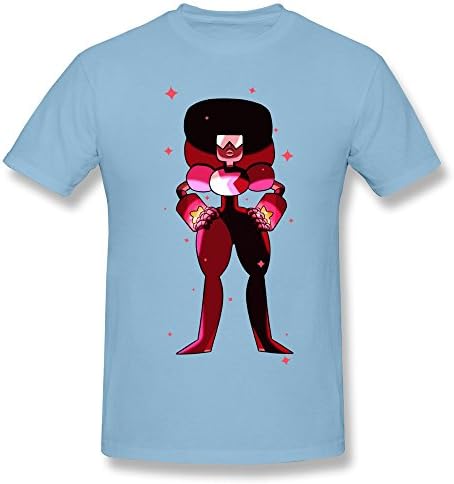 LOHUIOI Men's Garnet Steven Universe T-shirt Size XL SkyBlue