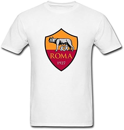 YHShirt Men's AS Roma Logo Short Sleeve T-shirt
