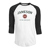 Men's Jameson Irish Whiskey Logo 3/4 Sleeve Raglan T-shirt