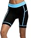 Womens Cycling Shorts - Breathable 3D Padded Cycling Tights Bicycle Bike Half Pants