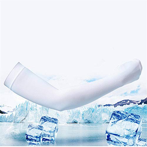 Koolsants 5 Pairs Cooling Arm Sleeves Cover UV Sun Protection Basketball Sport Outdoor Training, Basketball, Volleyball, Football, Riding, Driving, Length: 16inch