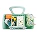 iDesign Plastic Divided Shower Caddy Tote, College Essential for Dorm Room, Communal and Shared Bathroom, The Orbz Collection - 11.75