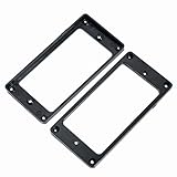 1 Pair Of Black Humbucker Pickup Frame Surrounds For Les Paul