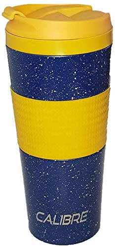 Serene ((Calibre) by Happy Earth (400ml, Double Wall high Grade Stainless Steel Travel Mug, Vacuum Insulated, Spill Proof lid, BPA Free)