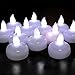 Novelty Place [Float on Water] Flameless Tealights, Battery Operated Floating LED Tea Lights Candles - Elegant White for Wedding, Centerpiece & Spa (Pack of 24)
