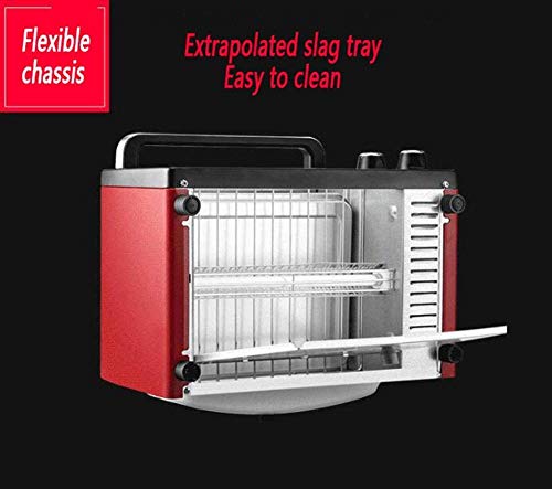 Convection Boodaster Oven Large Capacity 12L Multifunctionele Huishoudapparaat Bakbox 1050W Nauwkeurige 60 minuten… - Afbeelding 7