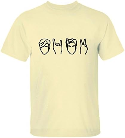Saozi Dolan Twins Stone Scissors Cloth Mens Short Sleeves Tshirts