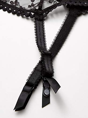 Freya Women's Unchained Suspender Garter Strapped Belt, Black, S