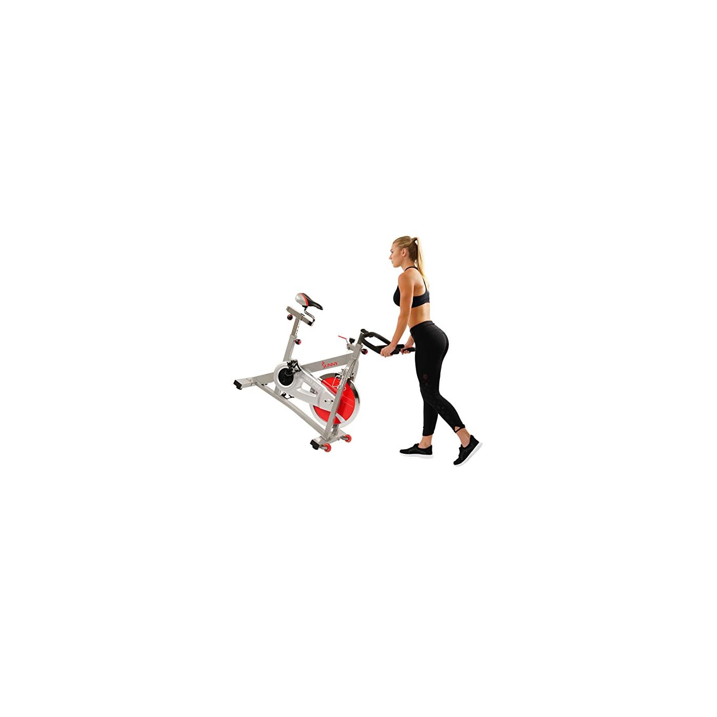 Sunny Health & Fitness Pro Indoor Cycling Bike with 40 LB Flywheel - SF