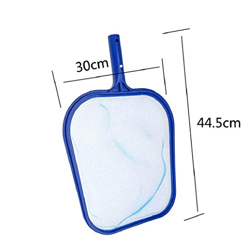 Skimmer Net, AMA(TM) Professional Leaf Rake Mesh Frame Net Skimmer Cleaner Swimming Pool Cleaning Tool (Blue)