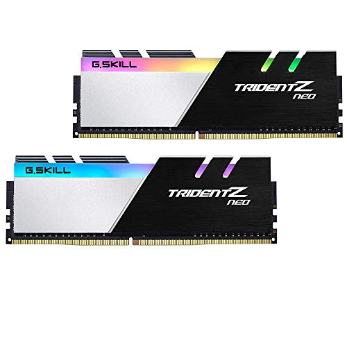 G.SKILL Trident Z Neo Series (Intel XMP) DDR4 RAM 32GB (2x16GB) 3600MT/s CL18-22-22-42 1.35V Desktop Computer Memory UDIMM (F4-3600C18D-32GTZN)