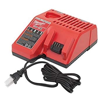 Milwaukee M12 & M18 Replacement Multi-Voltage Battery Charger - Charges Compact Batteries In 30 Minutes And Extended Capacity Batteries In 60 Minutes Power Tool