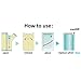 Supersorbents Industries Odor Kontrol StikTiles - Citrus Scent Trash Can Deodorizer, 5 PK - Peel and Stick Odor Eliminator for Strong Odor