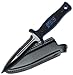 MTech USA Xtreme MX-8059BL Fixed Blade Tactical Knife, Two-Tone Half-Serrated Blade, Black/Blue Handle, 9-Inch Overall