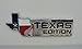 iJDMTOY (1 Chrome Finish 3D Texas Edition Emblem Badges for Ford F-150 F-250 F-350 (Also Universal for Chevy GMC Dodge Trucks)