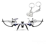 JJRC H16 Tarantula X6 Wide Angle 3D Stunt Quadcopter with 5MP Camera With IOC RC Drone Remote Control Helicopter Blue&White