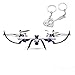 JJRC H16 Tarantula X6 Wide Angle 3D Stunt Quadcopter with 5MP Camera With IOC RC Drone Remote Control Helicopter Blue&White