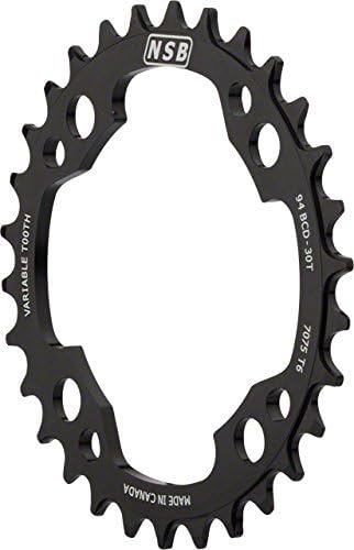 North Shore Billet Variable Tooth Chainring: 32T x 94mm BCD, for SRAM X01 Cranks by North Shore Billet