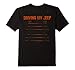 Mens Funny Off Road Driving T Shirt For Jeep 4X4 Drivers 2XL Black