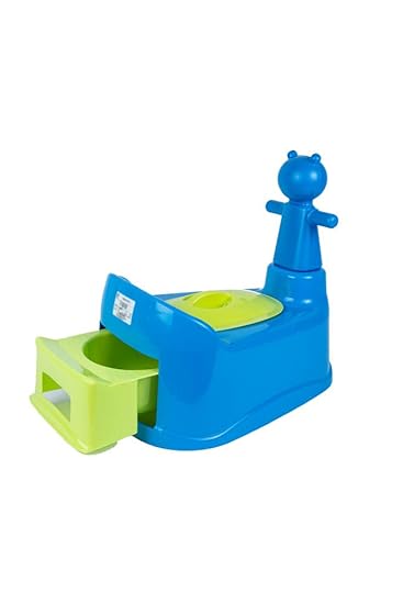 CREW4 Dora Baby Potty Chair with Handle and Drawer (Blue)