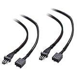 Cable Matters 2-Pack 4-Pin PWM Fan Extension Cable - 12 Inches