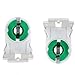 Pack of 20 Non-Shunted T8 Lamp Holder Socket Tombstone for LED Fluorescent Tube Replacements Turn-Type Lamphol