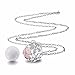 Eudora Harmony Bola Summer Flower 20mm Musical Chime Pendant 30 inches Necklace Sphere Ball