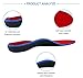 Andils High Arch Supports Orthotics Inserts for Plantar Fasciitis, Flat Feet, Over-pronation, Foot Pain Relief, Shockproof Cushioning Inserts for Women and Men, Red
