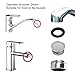 Sumnacon 3 Packs Low Flow Faucet Aerator - 24 mm Male Thread Faucet Bubbler Sink Aerator / Laminar Bubble Water Saving Faucet Aerator with Gasket for Kitchen and Bathroom, Chrome (3 Packs)