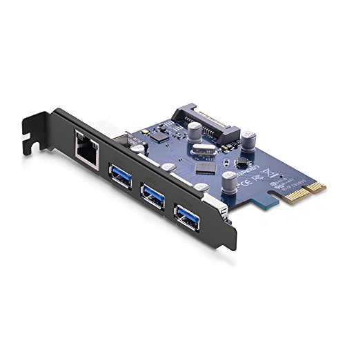 UGREEN-3-Port-PCI-Express-USB-30-Card-with-101001000Mbps-Gibabit-Lan-Adapter-Converter-for-Desktop-PC