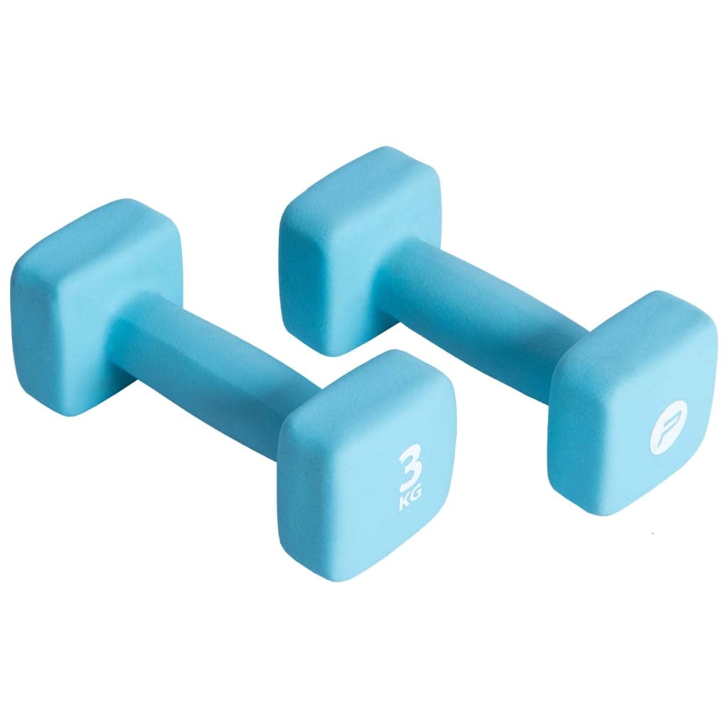 Pure 2 Improve Neoprene Coated Weight Lifting Dumbbell 3kg - Set of 2