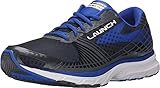 Brooks Men's Launch 3 Anthracite/Electric Brooks Blue Sneaker 10.5 D (M)