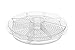Adorn Home Essentials 8-Section Appetizers-on-Ice Platter Dish with Lids Plus Dip Cup