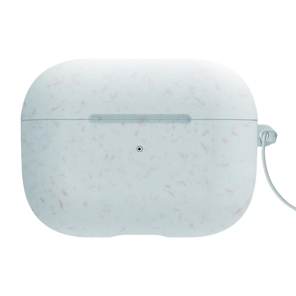 Incipio Organicore Case Compatible with Apple AirPods Pro - Blue [Supports Wireless Charging I Biodegradable Material I Includes Lanyard]