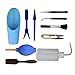 Mini Garden Hand Tools 10 Pieces Transplanting Tools Succulent Tools Miniature Planting Gardening Tool Set for Indoor Miniature Fairy Garden Plant Care (Blue)thumb 1