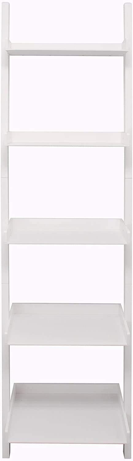kieragrace Providence Hadfield Leaning Shelf - White, 18" by 66": Home & Kitchen
