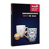 Koala Sublimation Paper 13x19 Inches Super Size Heat Transfer 50 Sheets only Compatible with inkjet printer 118gsm