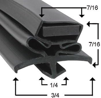 True 810809 Door Gasket For TSSU / TUC / TWT Prep Units