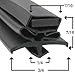 True 810809 Door Gasket For TSSU / TUC / TWT Prep Units
