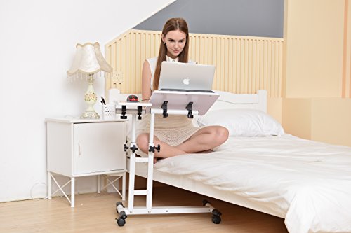 e-joy 03B White Mobile PC Laptop Work Station