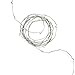 LampLust Set of 3 Fairy Lights - 180 Warm White LEDs, Green Bendable Wire, 12 Ft. Strands, Battery Operated String Light, Water Resistant, Indoor/Outdoor Use