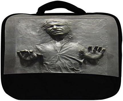Cool Carbonite Print Canvas Lunch Bag by LE Prints