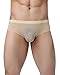 YATEEN Mens Traceless Underwear Ice Silk Briefs 4-pack Mixed Color 1