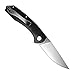 KUBEY Heroes [KU162] Pocket Folding Knives with Clip, Drop Point Blade and Ball Bearing Flip Assist, with Liner Lock, 3-1/2-Inch Blade (Orange/BlackBrushFinish)
