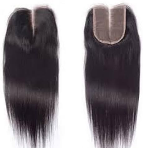 Sukanya Hair Real Human Hair Closure For Women 40 grams (14 inch, Black)