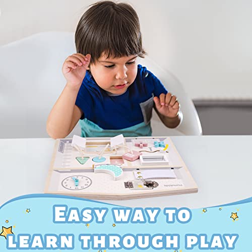 Busy Board Montessori Busy Board for Toddlers Activity Board